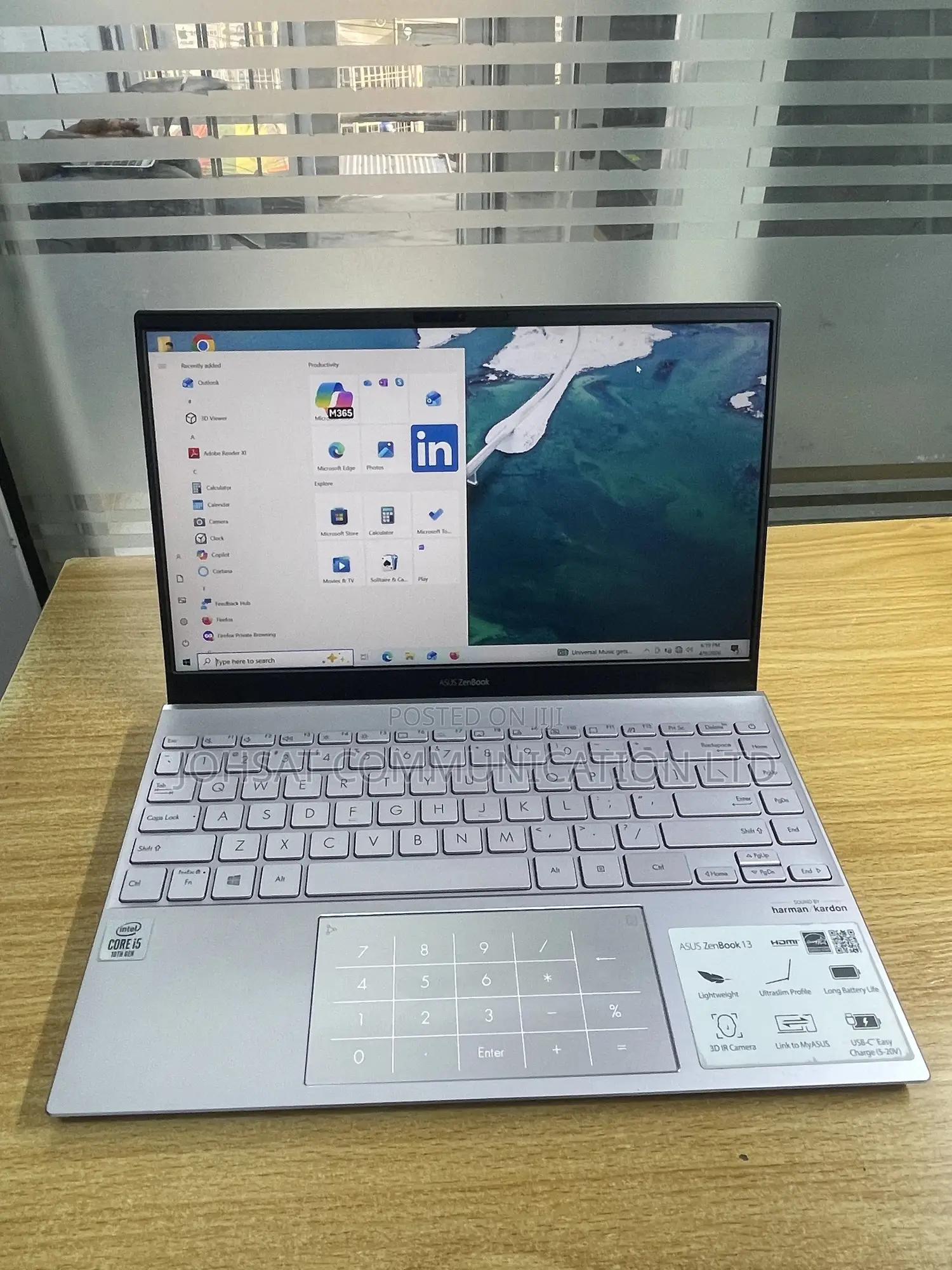 Laptop Asus ZenBook 13 UX331UN 8GB Intel Core i5 SSD 256GB