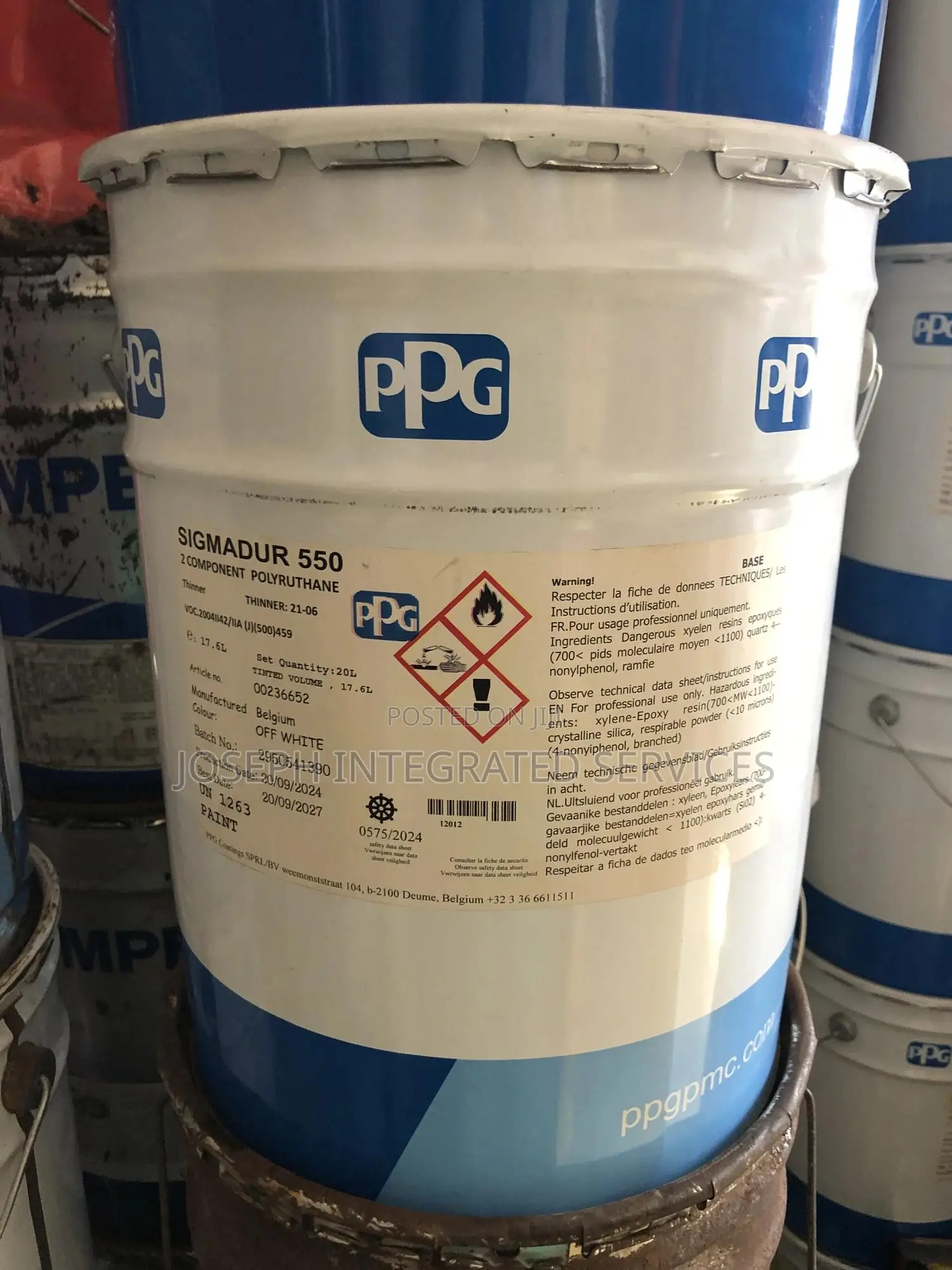 PPG Sigmadur 550 Paint