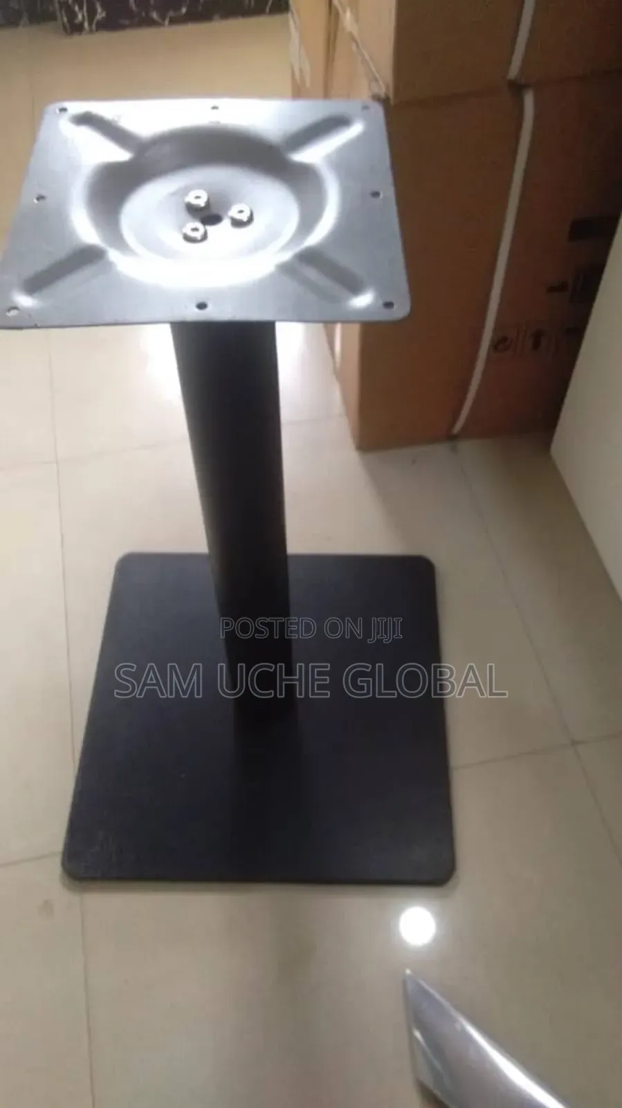 Square Metal Table And