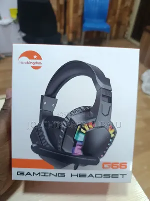 Microkingdom Gaming Headset G66 Audio Jack for Sound Usb Lighting