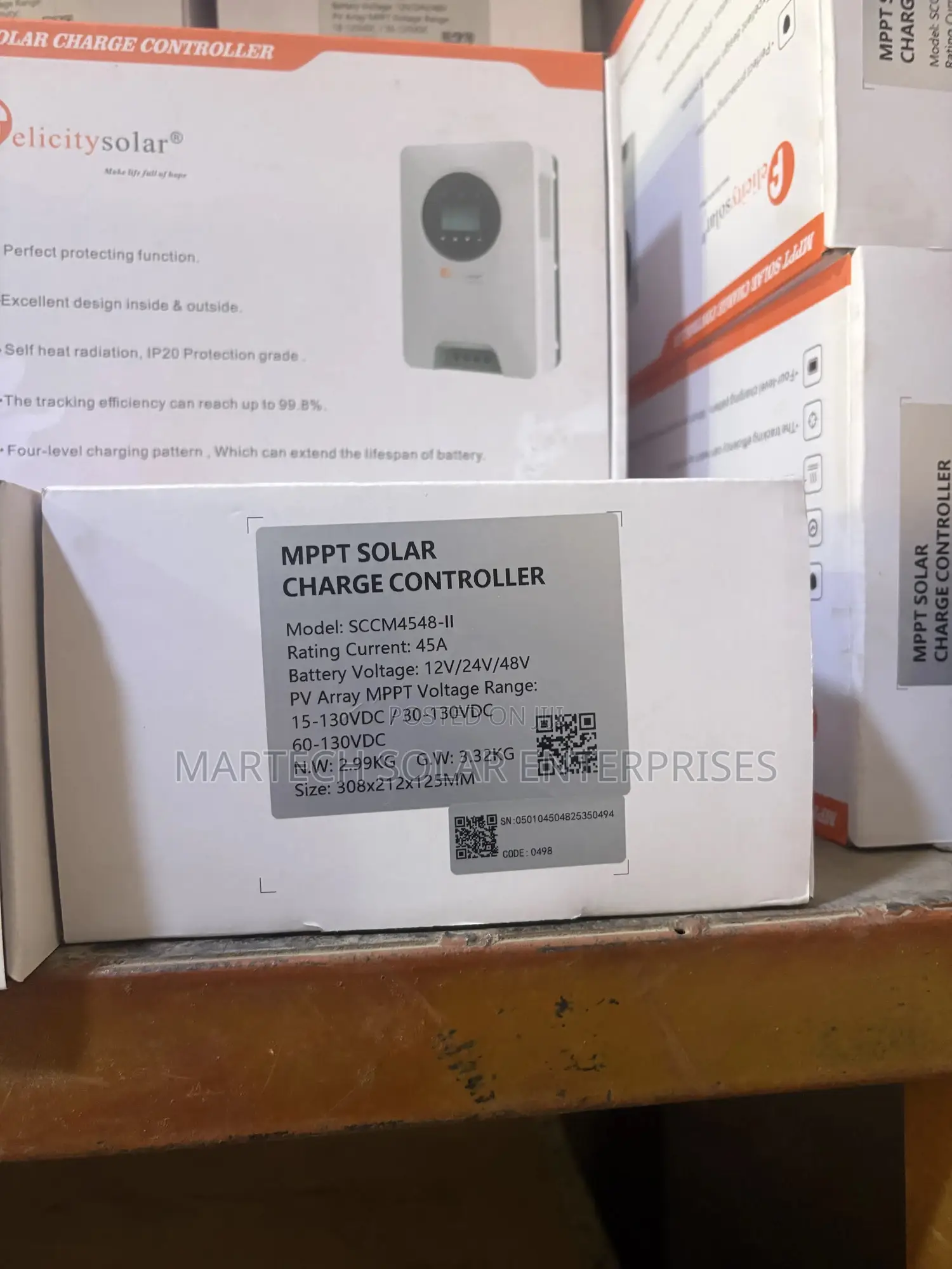 Felicity 45ah Solar MPPT Charge Controller 12/24/48v