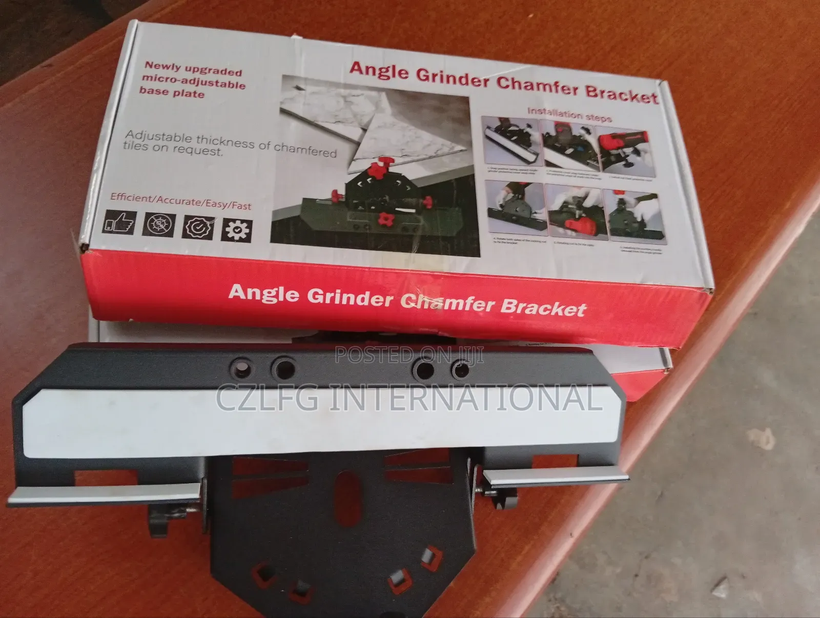 Angle Grinder Chamfer Bracket