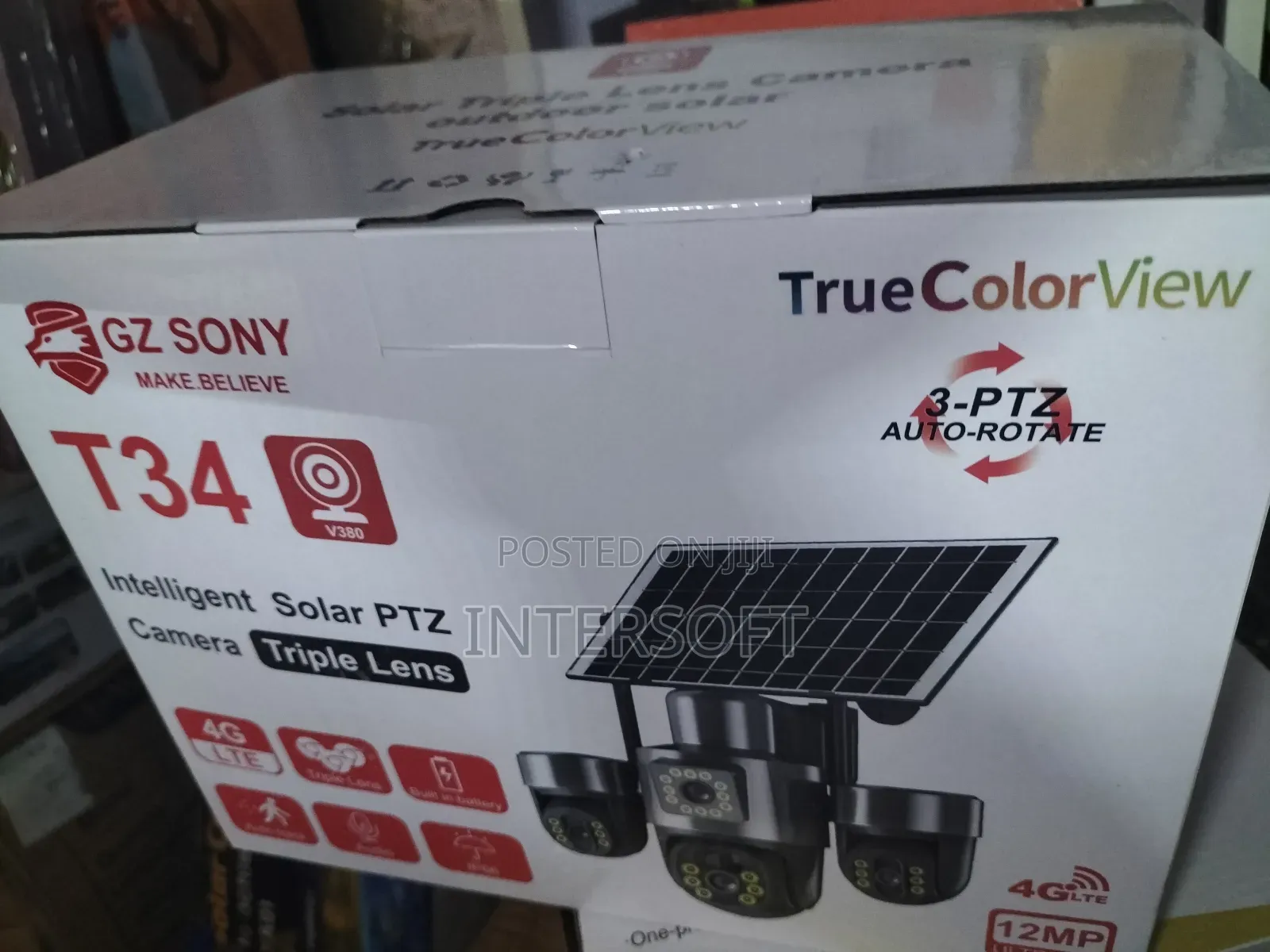 4g T34 Intelligent Solar PTZ Camera.