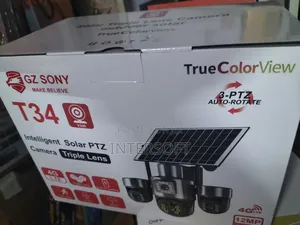 4g T34 Intelligent Solar PTZ Camera.