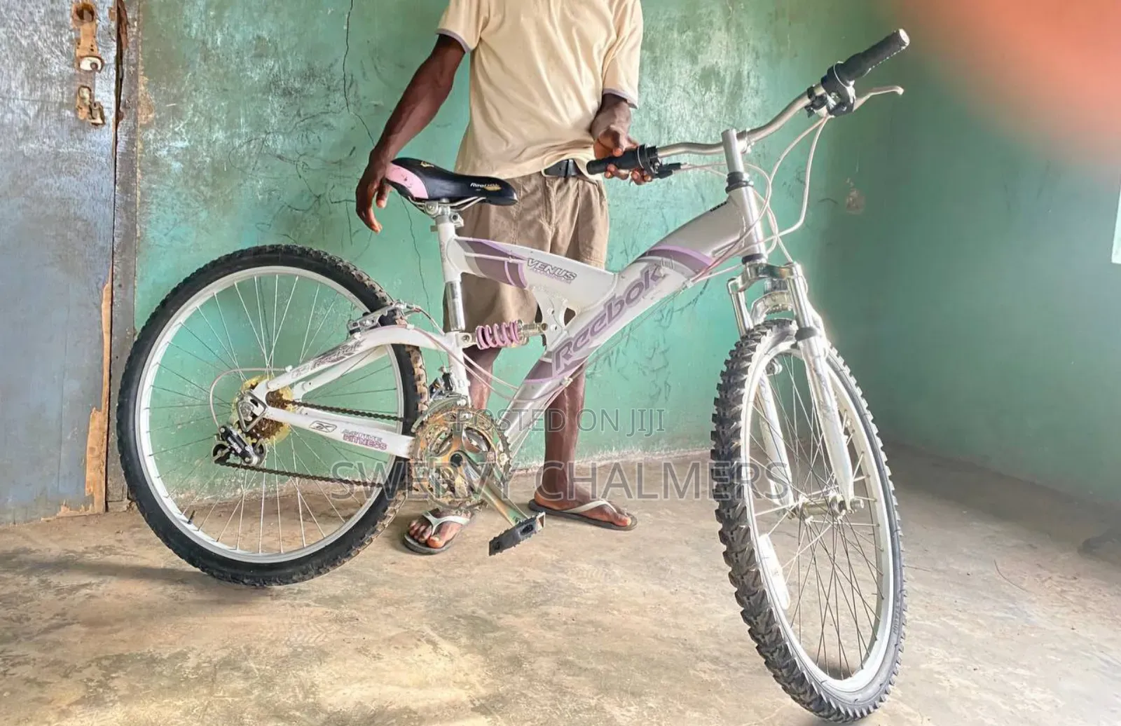 Mountain Bicycle With Double Suspension