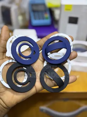 Dual-Sided Magnetic Ring Pop Socket Silicon Holder for Phones