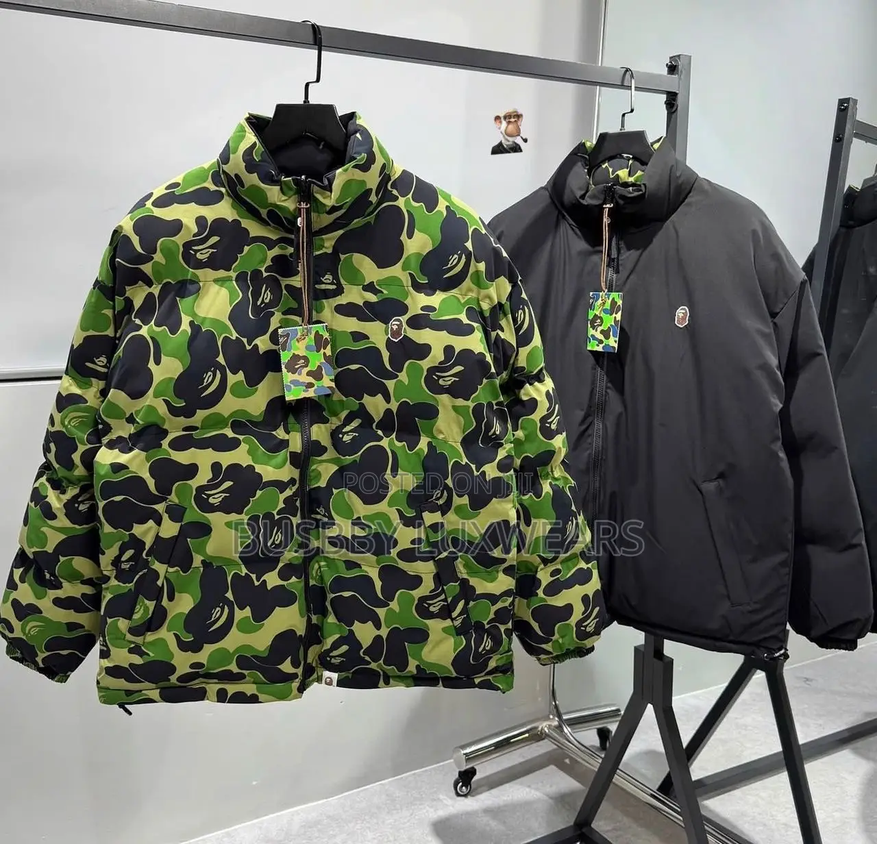Bape Reversible Puffer Jacket