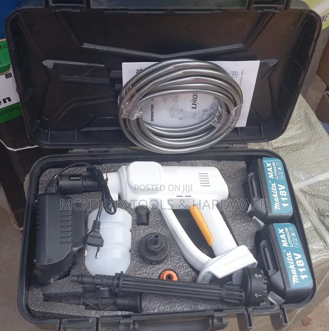 Cordless High-Pressure Car Wash Kit