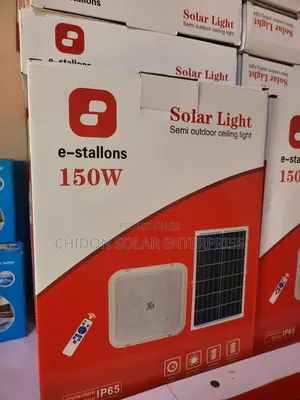 150w E-Stallon Solar Street Light