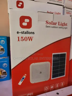 150w E-Stallon Solar Street Light