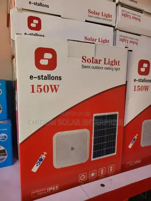 150w E-Stallon Solar Street Light