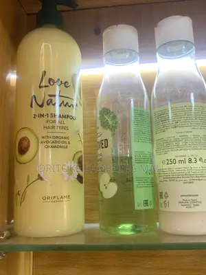 Love Nature 2-in-1 Shampoo All Hair Types , Organic Avocado Oil