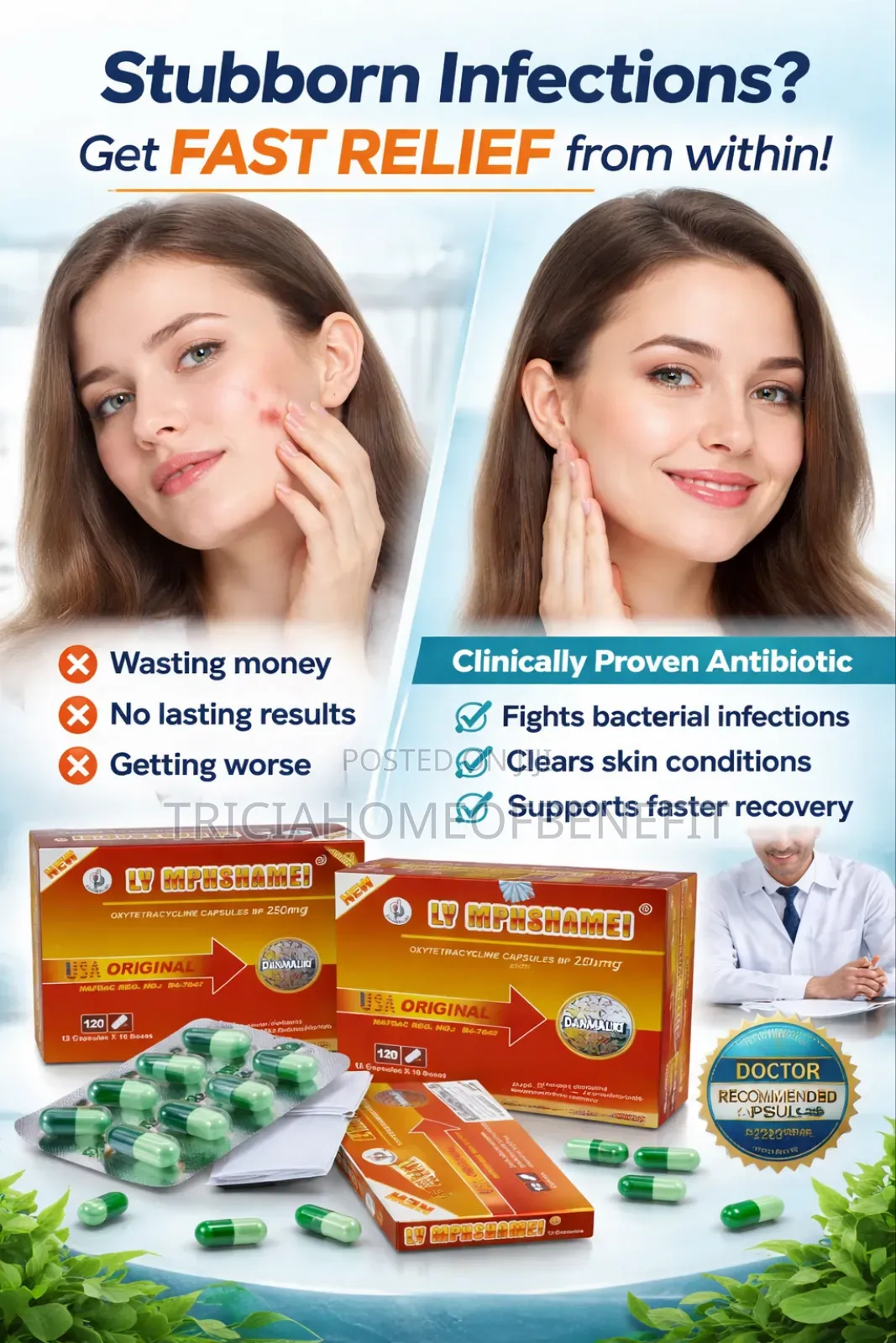 Ly Mphshamei Infection Capsules