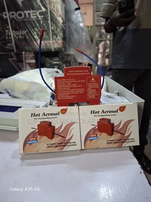 Hot Aerosol Fire Extinguishing Device