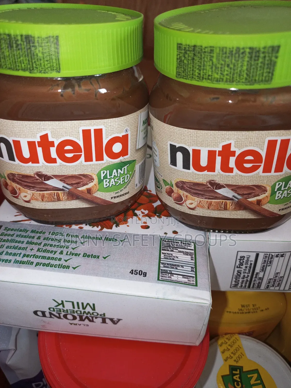 Nutella Organic Plant Based Bread Spread