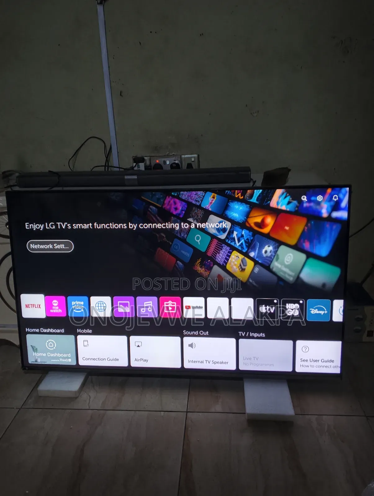55inches Original Lg Smart Webos Tv With Magic Remote, Inbuilt Decoder