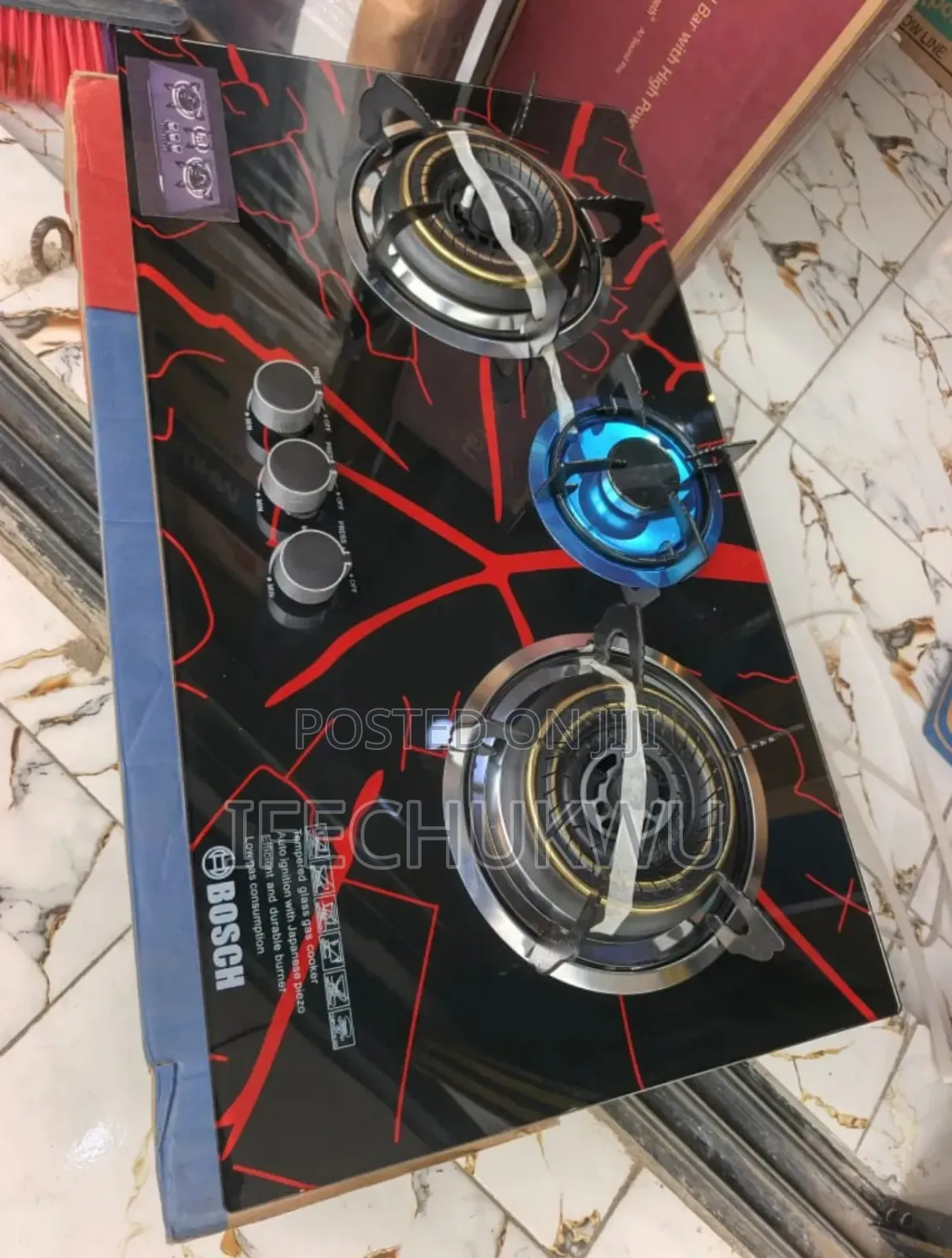 Quality Bosch Built-in Luxury 3 Burners Automatic Cooker Hob