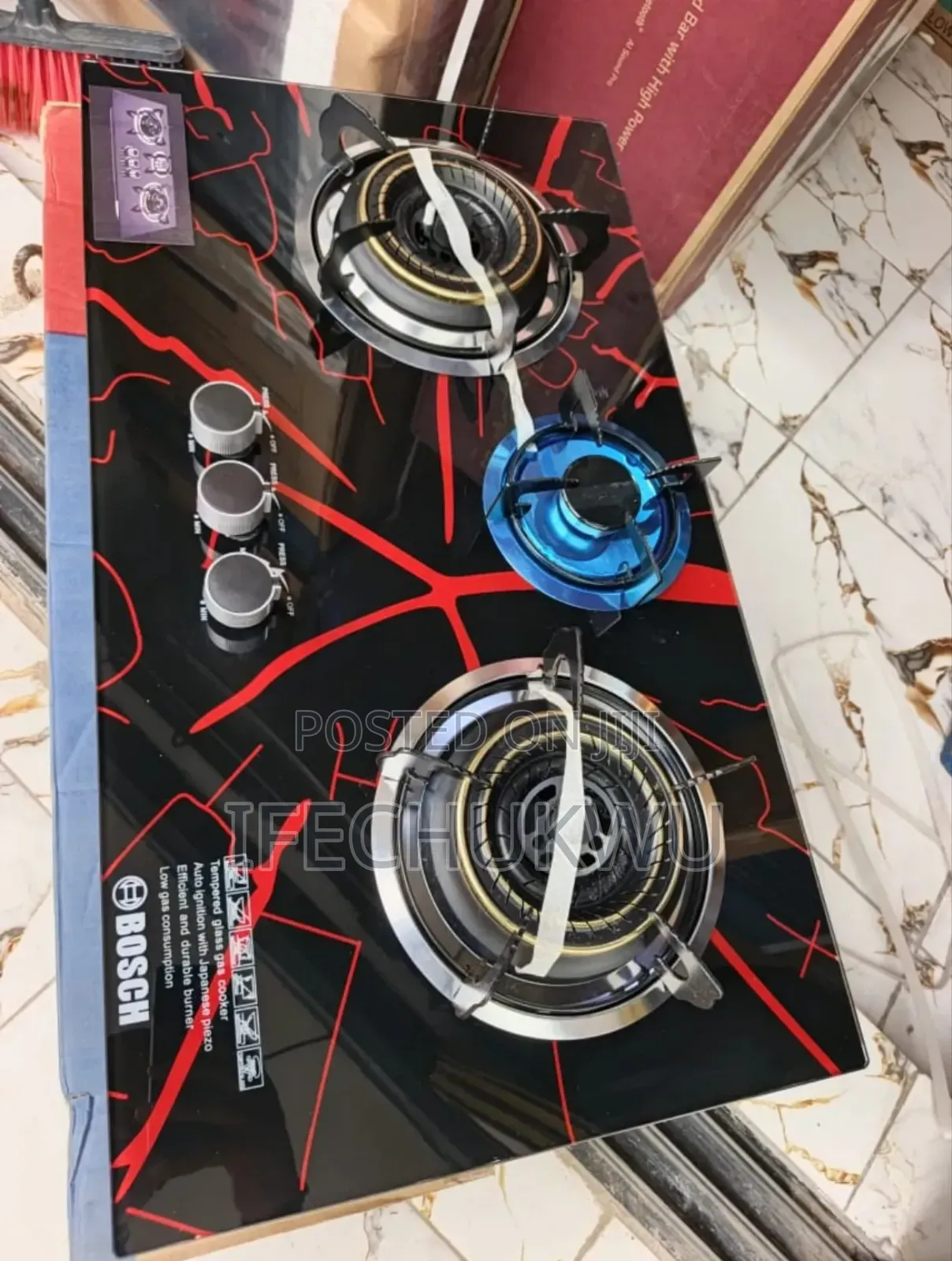 Quality Bosch Built-in Luxury 3 Burners Automatic Cooker Hob