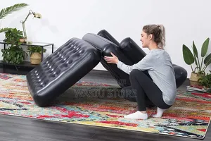 5-in-1 Inflatable Double Air Bed Cum Sofa