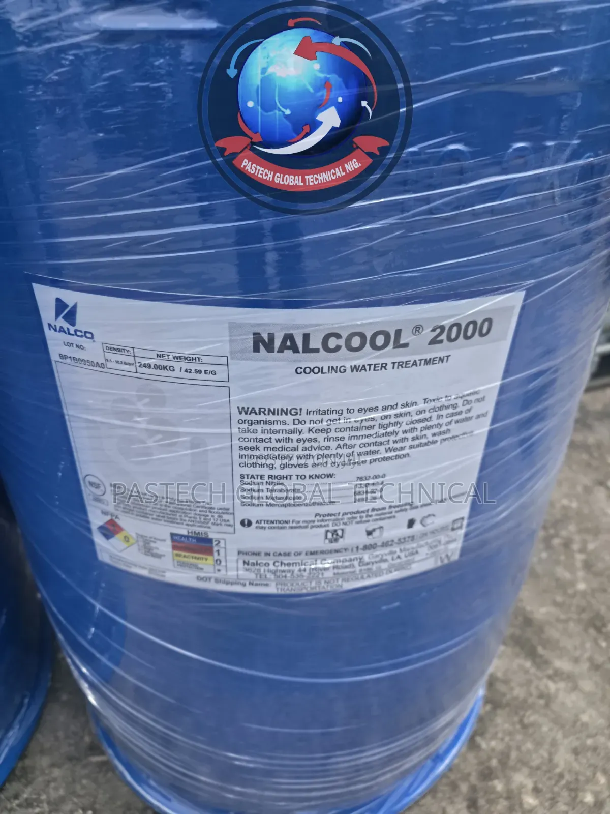Nalcool 2000 Cooling Water Treatment [200l] for sale - PASTECH GLOBAL ...