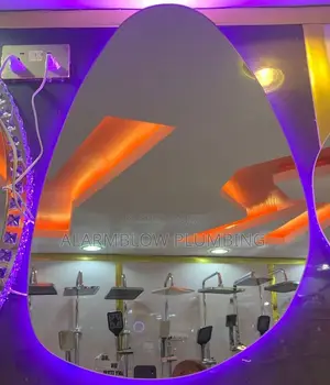 Modern Led-Illuminated Mirror.