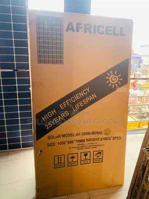 Mono Panels Africell Solar 350watts