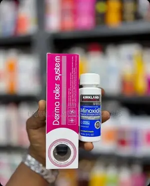 Kirkland Minoxidil and Derma Roller