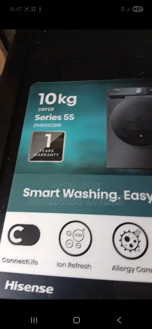 Hisense 10kg Heat Pump Dryer (Series 5s)