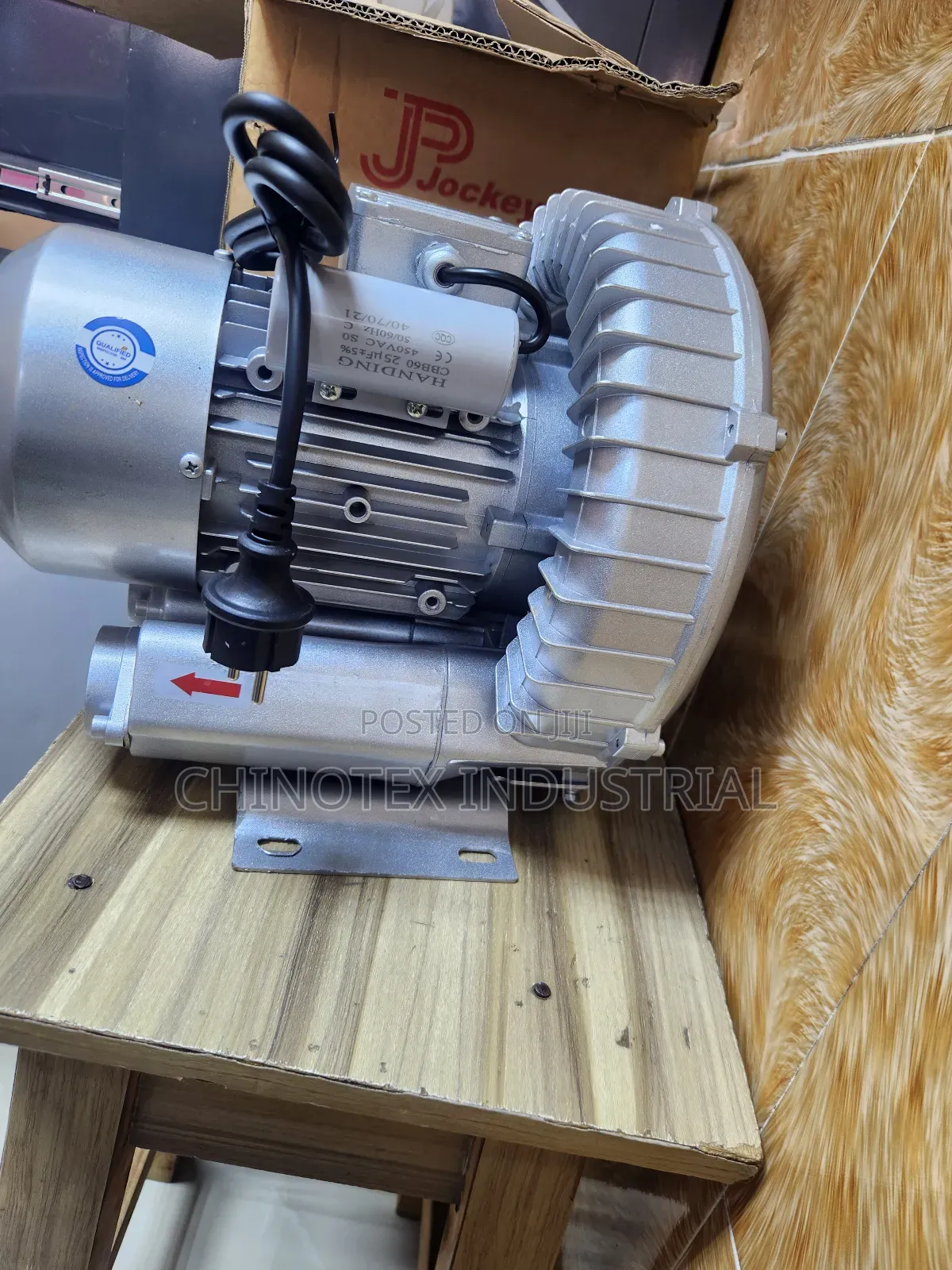 Air Vortex Vacuum Pump Blower 1hp/0.75kw 220v