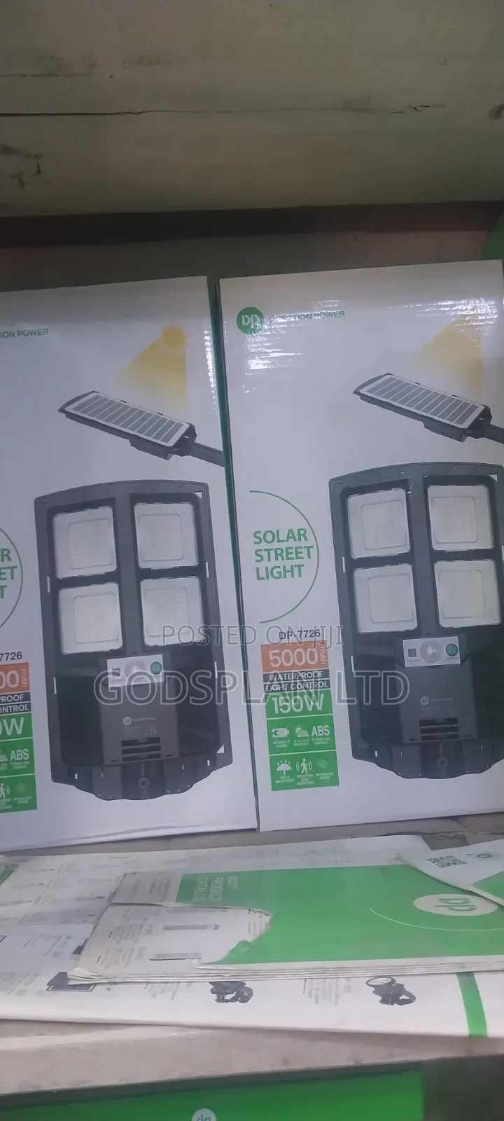 Dp Street Solar Light Rechargeable