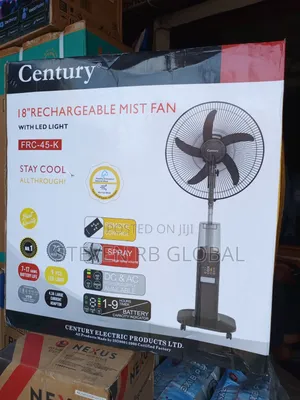 Century 18-Inch Rechargeable Mist Fan | FRC-45-K