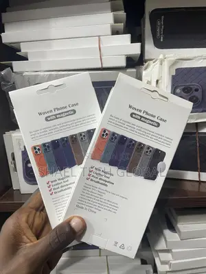 iPhone 14pro Woven Magnetic Pouch/Case
