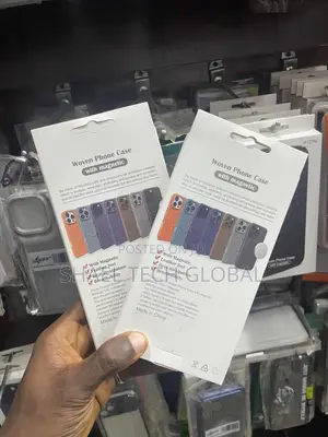 iPhone 15pro Max Woven Magnetic Pouch/Case