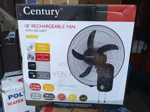 Century 18-Inch Rechargeable Wall Fan With Remote | FRCB-45