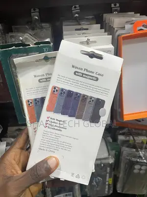 iPhone 16plus Woven Magnetic Pouch/Case