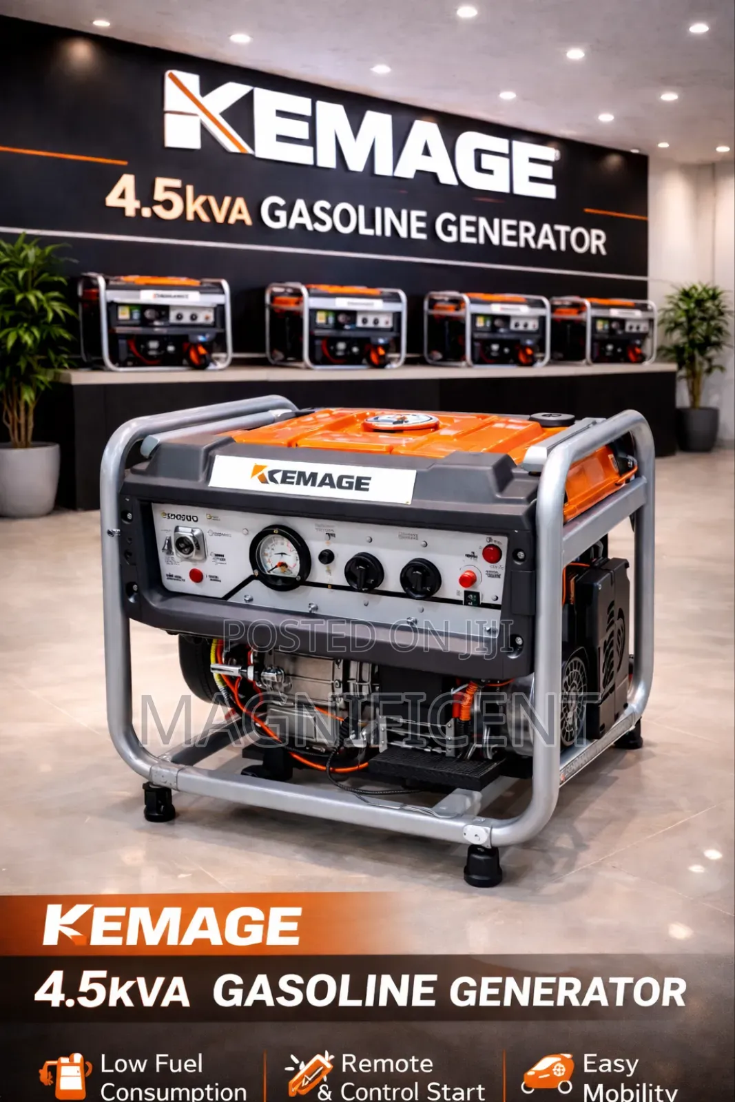 Kemage 4.5kva Gasoline Generator – Premium Power Solution