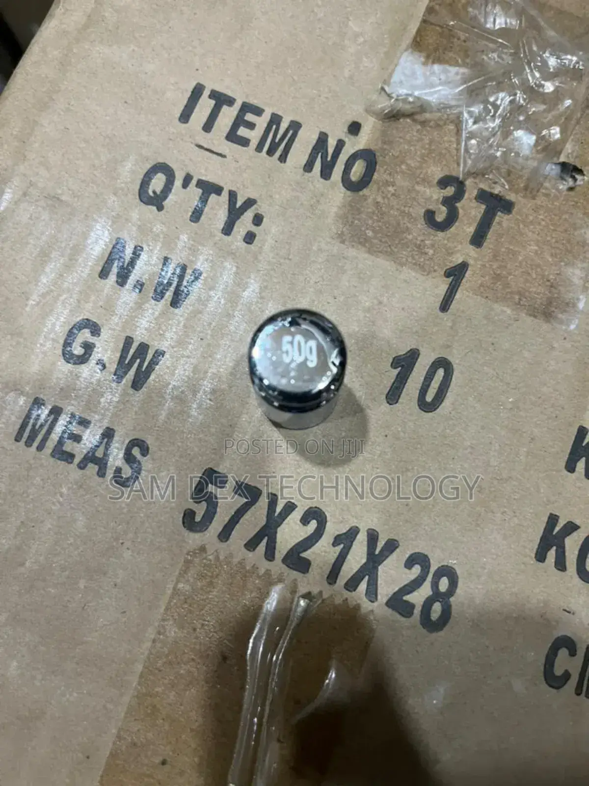 50g Stainless Test Weight