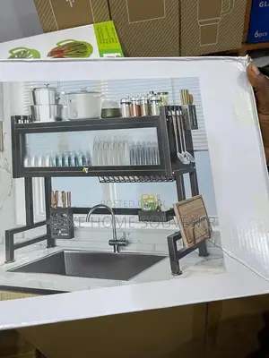 One Lawyer Over the Sink Rack With Cover