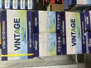 65ah Vintage Solar Deep Cycle Battery 12v System