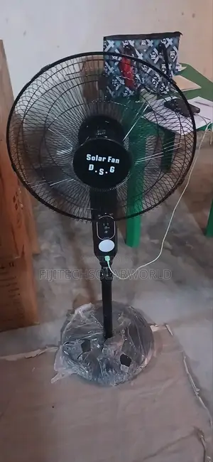 Solar Rechargeable Standing Fan