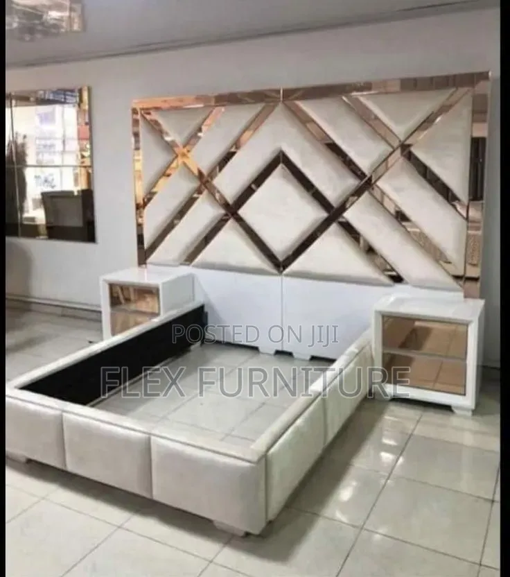 High Quality 6by6 Bed Frame With Two Side Drawers