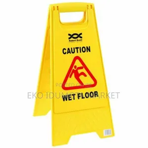 Foldable Two Sides Safety Sign Caution Men At Work