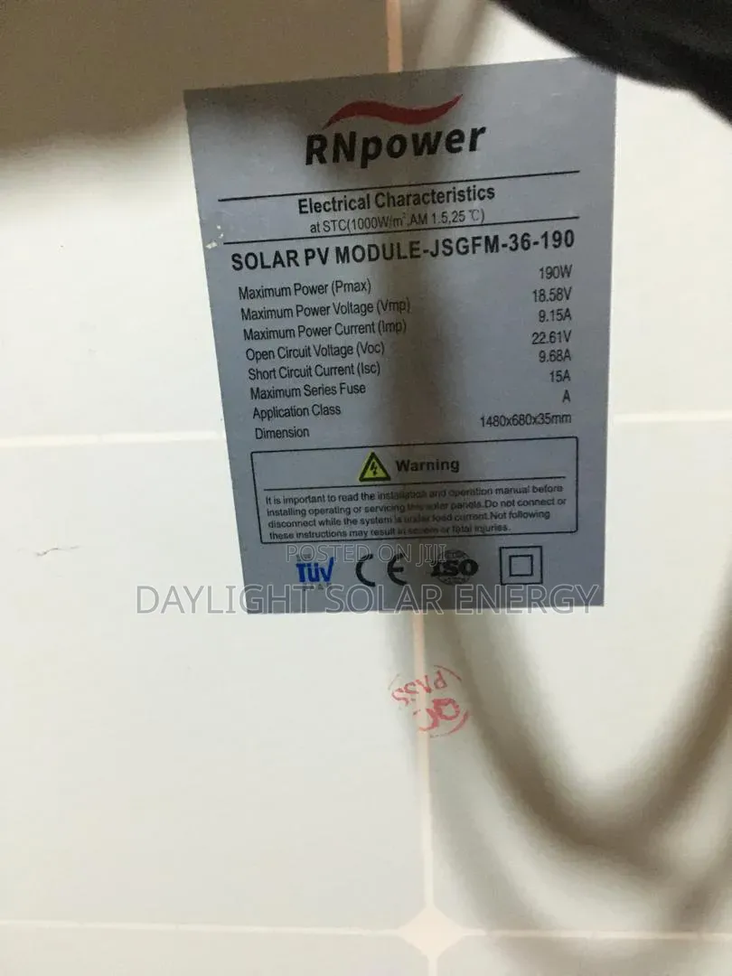 Rnpower Solar Panels