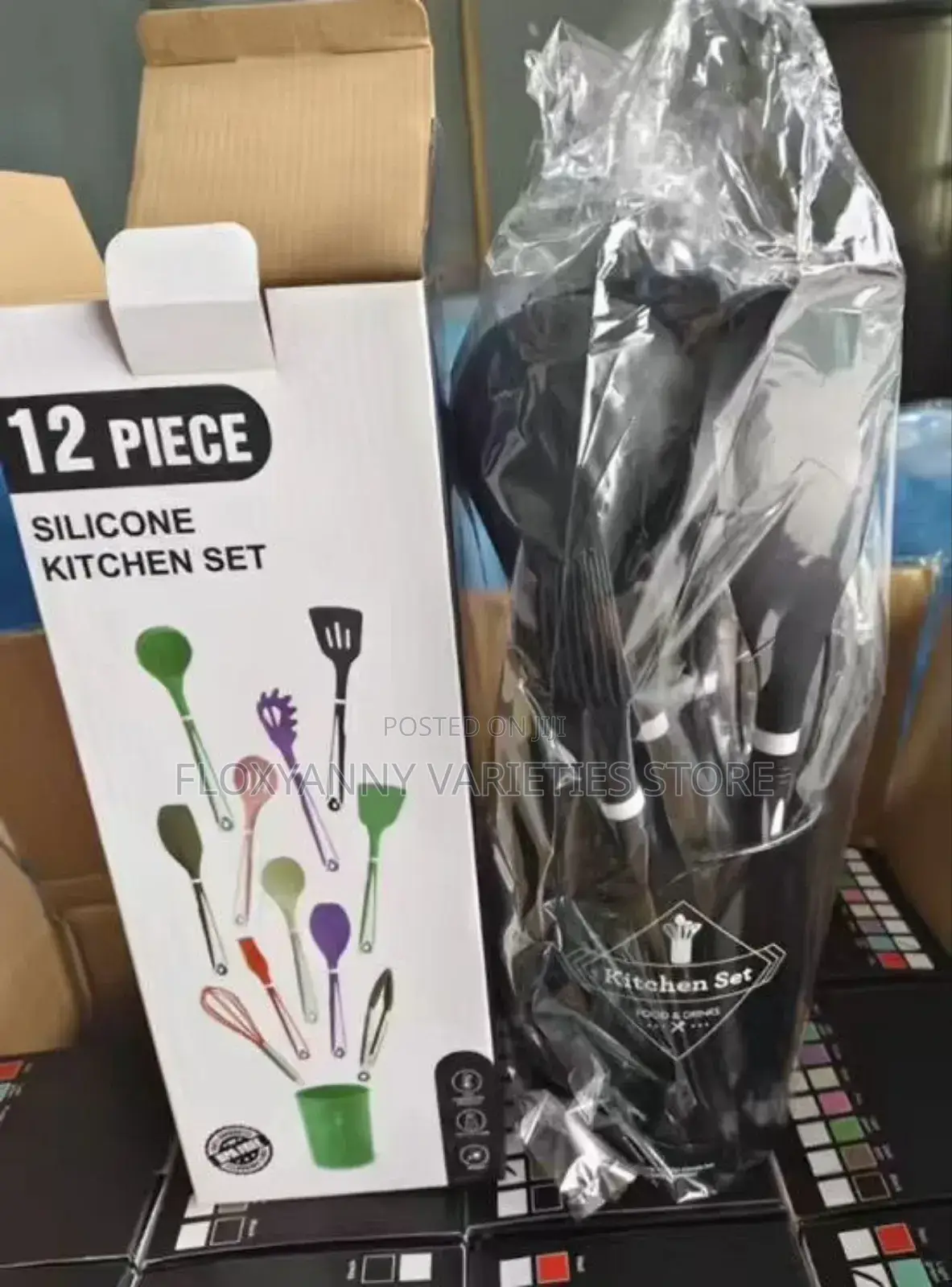 12pc Quality Silicon Nonstick Spoon Set