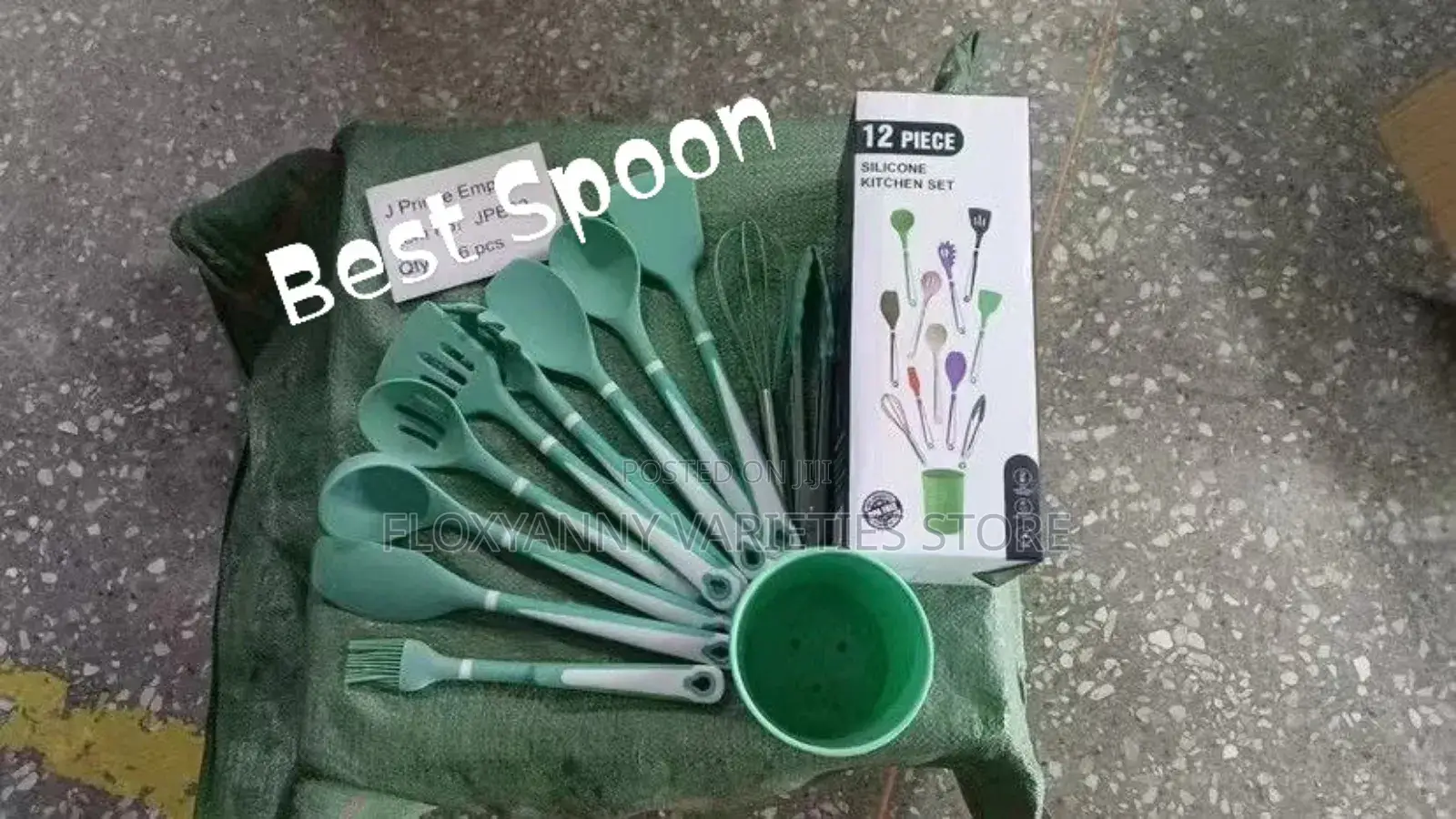 12pc Quality Silicon Nonstick Spoon Set