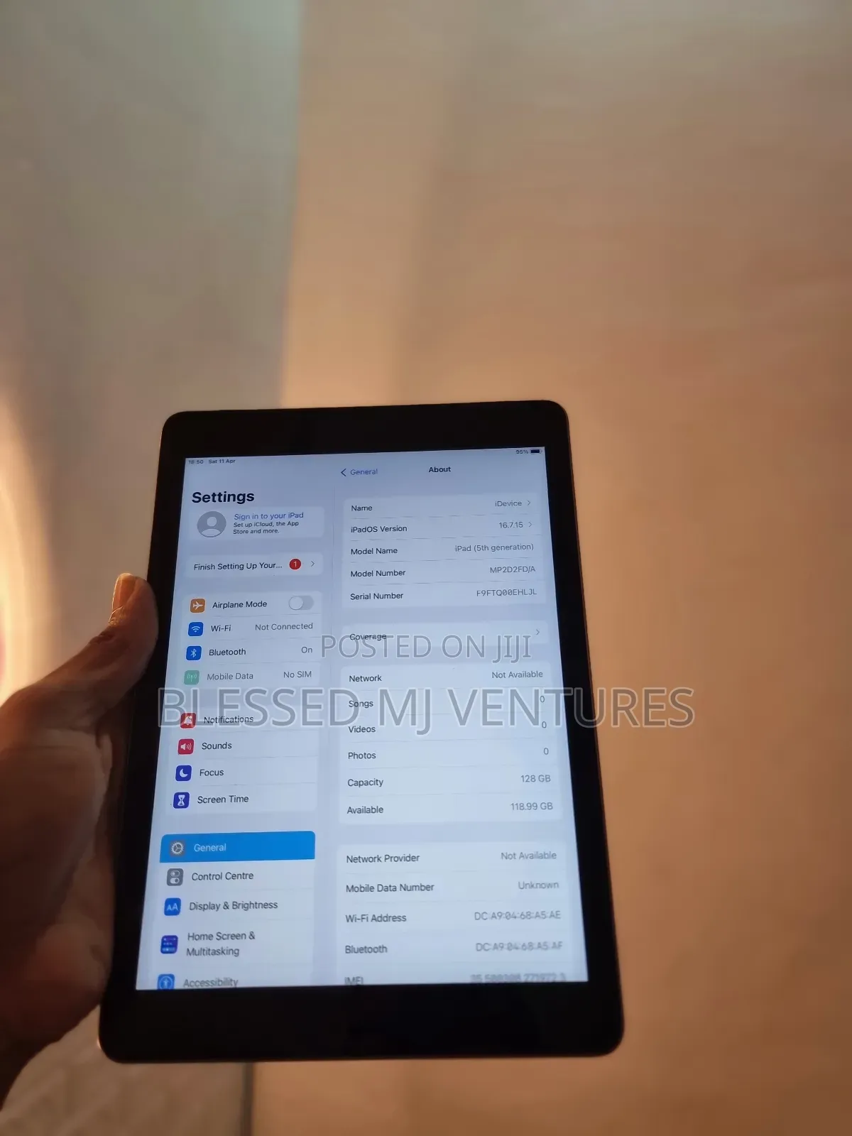 Apple iPad 5 (2022) 128 GB White