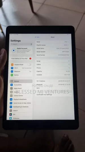Apple iPad 10.2 (2019) 32 GB Black