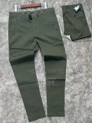 Men’S Classic Quality Stretch Chinos Trousers