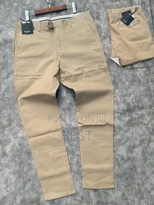 Men’S Classic Quality Stretch Chinos Trousers
