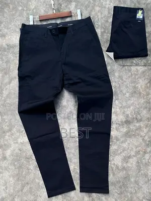 Men’S Classic Quality Stretch Chinos Trousers